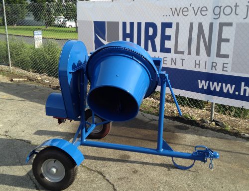 Towable Petrol Concrete Mixer Hire