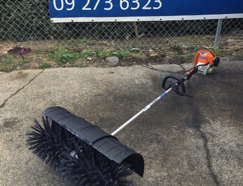 Powered broom