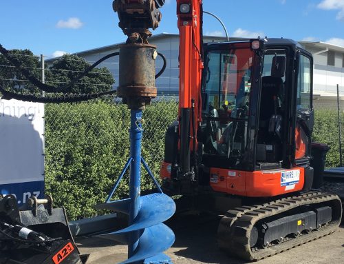 Digger with Drill motor and Augers