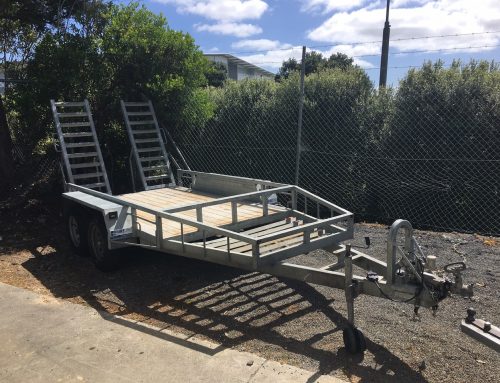 Tandem axle digger trailer