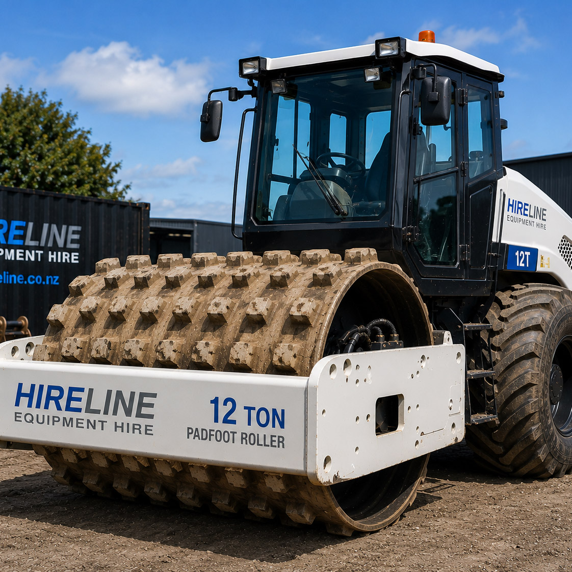 12 Ton Padfoot Roller - Hireline
